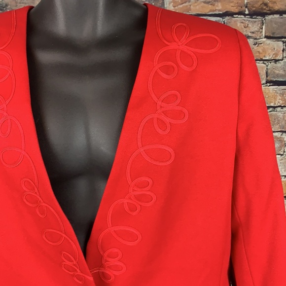 Alfred Dunner NWT red  jacket size12 - Picture 2 of 8